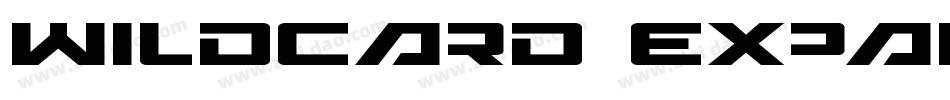 Wildcard Expanded字体转换